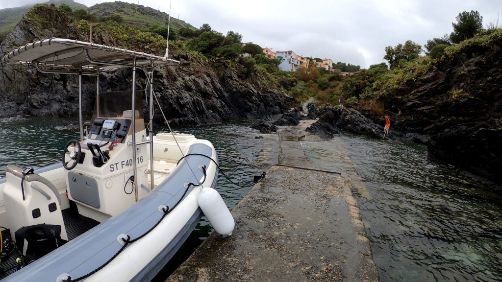 vue du ponton d'embarquement